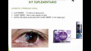 CATARATAS O PROBLEMA VISUAL LACTIBERRY BLUEBERRY CANDY HGW [upl. by Teage]