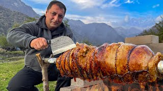 Divine Taste of Lamb Meat in Tandoor Traditional Dish Of Azerbaijan [upl. by Janis]