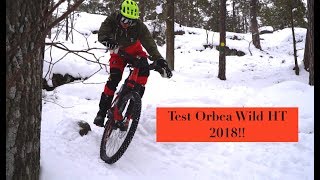 Test and presentation eMTB Orbea Wild HT 2018 Svenska  Swedish [upl. by Ilona]