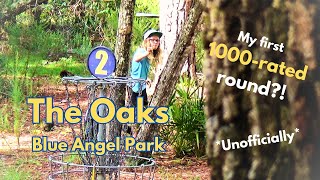 Blue Angel Park  The Oaks Disc Golf Course  18 Holes [upl. by Yecats]