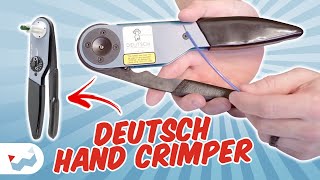 How to use the Deutsch HDT4800 Hand Crimper [upl. by Eldwun]