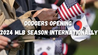 2024 Dodgers schedule Opening Day with Seoul Series [upl. by Maurili]