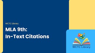 MLA 9th Edition InText Citations [upl. by Ahsahtan]