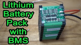 How to build an 18650 Lithium Battery Pack with BMS [upl. by Plato13]