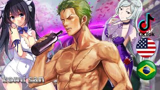 Danmachi react Bell as Zoro Pt2 TikToks 🇺🇲🇧🇷 bell animes zoro [upl. by Creigh661]