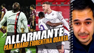 Ennesimo passo falso rossonero Fiorentina 4ª 🔥 SalernitanaMilan 22 e MonzaFIorentina 01 [upl. by Mercedes333]