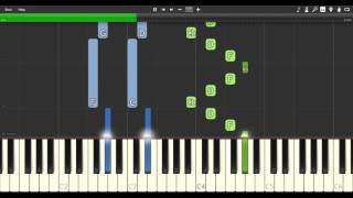 hellsingnetsutsukusaretabackground  Synthesia Piano cover [upl. by Leakcim463]