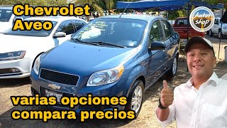 Autos chevrolet aveo Compara precios varios modelos [upl. by Bridgid]