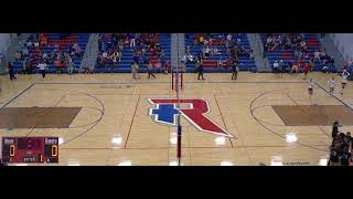 Roncalli vs Center Grove High School Girls JuniorVarsity Volleyball [upl. by Atrebla]