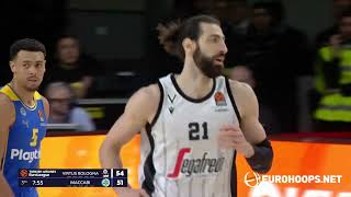 Tornike Shengelia 27 pts 8 reb Virtus Bologna  Maccabi Tel Aviv 10090 [upl. by Stokes]