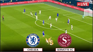 🔴LIVE  CHELSEA vs SERVETTE FC I UEFA EUROPA CONFERENCE LEAGUE LIVE I eFOOTBALL PES 21 GAMEPLAY [upl. by Odnaloy]