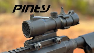 4x32 Prism Scope with Fiber Sight  PINTY [upl. by Nuahsyd]