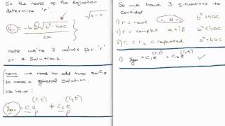 Differential Equations 7  Characteristic Equation 12 [upl. by Canter]