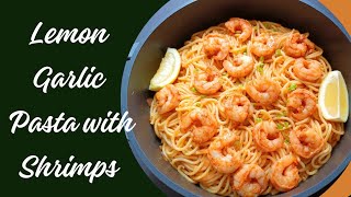 How to Make the Best Lemon Garlic Shrimp Pasta  JulianaStation [upl. by Dde]