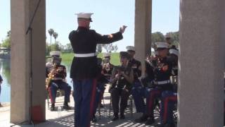 1st Marine Division Band Plays Salute to the Promised Land [upl. by Mcneil]