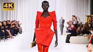 Balmain  SpringSummer 2025  Paris Fashion Week  4K [upl. by Botzow]