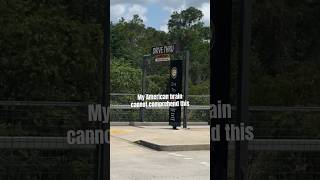 Leftward Drive Thru australia queensland aussiethings americaninaustralia drivethru coffeeshop [upl. by Smeaj]