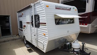 SOLD 2012 Starcraft ArOne 16BH Small Travel Trailer 2800 Pounds Clean 6995 [upl. by Nancy930]