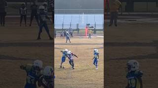 10U ILB pass breakup nfl defense littleleague football ll [upl. by Herr]