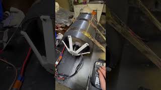 Shattering magnets in an RC motor edf turbine 3dprinting diy fyp shorts magnet rc [upl. by Sharos18]