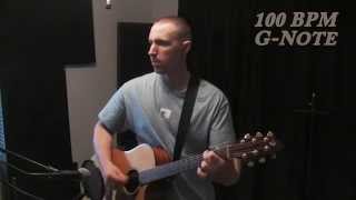 master the fretboard g note strumming 100 bpm [upl. by Friedrich]