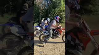 Cr450r vs yz250f vs ktm 200 2 stroke [upl. by Keverian]