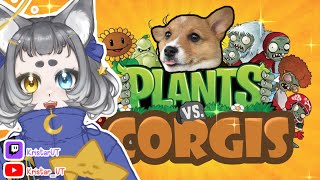 【Plants vs Corgis】⭐☾How long is this game pt2☆⭐ [upl. by Ynnatirb]