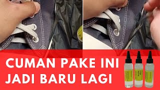 CARA LEM SEPATU YANG TERBUKA REGLUE MENGGUNAKAN LEM ALASKAKIPATU KHUSUS SEPATU [upl. by Caril135]