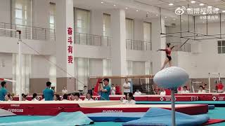 Zhou Yaqin 2024 Olympic Trials Beam [upl. by Shirberg735]