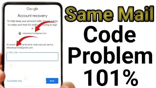 Gmail recovery kaise kare  same email otp problem Solve  2 step verification gmail recovery 2024 [upl. by Ynnos]