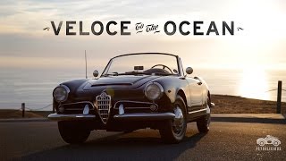 Alfa Romeo Giulia Spider Veloce Runs to the Ocean [upl. by Kcirdorb641]