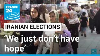 ‘We just dont have hope’ Will Iranians turn out to vote in presidential poll • FRANCE 24 [upl. by Ashjian473]