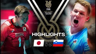 🇯🇵 JPN vs 🇸🇮 SLO  Highlights  Mens OQT 2023 [upl. by Naujahs330]