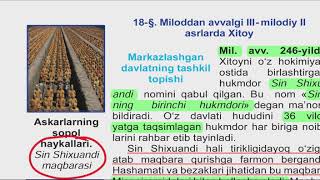 6sinfQADIMGI DUNYO TARIXI18MavzuMiloddan avvalgi IIImilodiy II asrlarda Xitoy [upl. by Ahtelat]