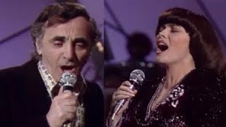 Charles Aznavour et Mireille Mathieu  Une vie damour 1981 [upl. by Raimund]