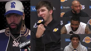 Lakers vs Hawks  Lakeshow Postgame Interviews x Highlights AD Christie Reaves DLo amp Darvin Ham [upl. by Nya]