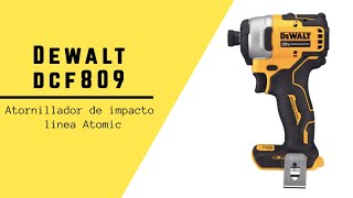 Atornillador de impacto Dewalt DCF809 Atomic [upl. by Sarena581]