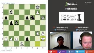 Norway Chess Recap Round 6 GM Simon Williams and FM Kostya Kavutskiy [upl. by Letsyrk]