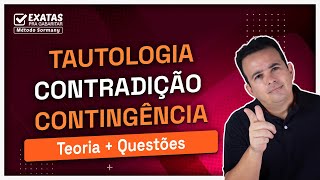 Aprenda agora TAUTOLOGIA CONTRADIÇÃO E CONTINGÊNCIA [upl. by Ennasus255]