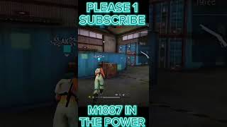 TROPICAL PARROT M1887 IN THE POWER CUT FOR MY shortvideos viralvideo freefire totalgaming [upl. by Nylyrehc723]