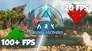 How To Increase Maximum Framerate Ark Survival Ascended [upl. by Annabelle]