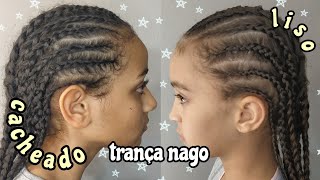 Como fazer trança nagoraiz no cabelo inteiro [upl. by Jefferey]