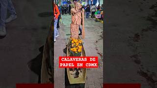 Esculturas de Calavera en Mixquic CDMX Shorts diademuertos calaveras catrina cdmx viralvideo [upl. by Olzsal70]