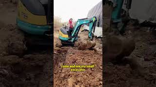 Hot selling wholesale smallest small earth moving machinery home garden 1 ton mini excavator [upl. by Sterne]