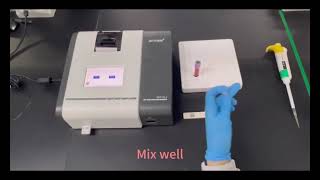 25OH D Rapid Quantitative Test Operation Videosandwich method [upl. by Gabbert]