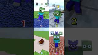 Which version of transformation is the best   Baby zombie minecraft animations [upl. by Treulich]