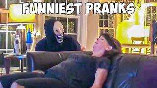 1 Hour Try Not To Laugh Challenge Funny Pranks Videos and Scare Cam Fails 2024 [upl. by Isus]