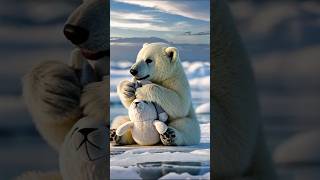 A sensitive rescuer gave a playful bear cub his best plush friend [upl. by Yenial]