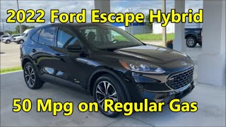 2022 Ford Escape Hybrid Gets 50 Mpg In Initial Testing [upl. by Norrehc]