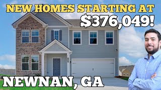 MUST SEE  Atlanta Suburb  Most Affordable New Homes in Newnan GA [upl. by Oiluj]